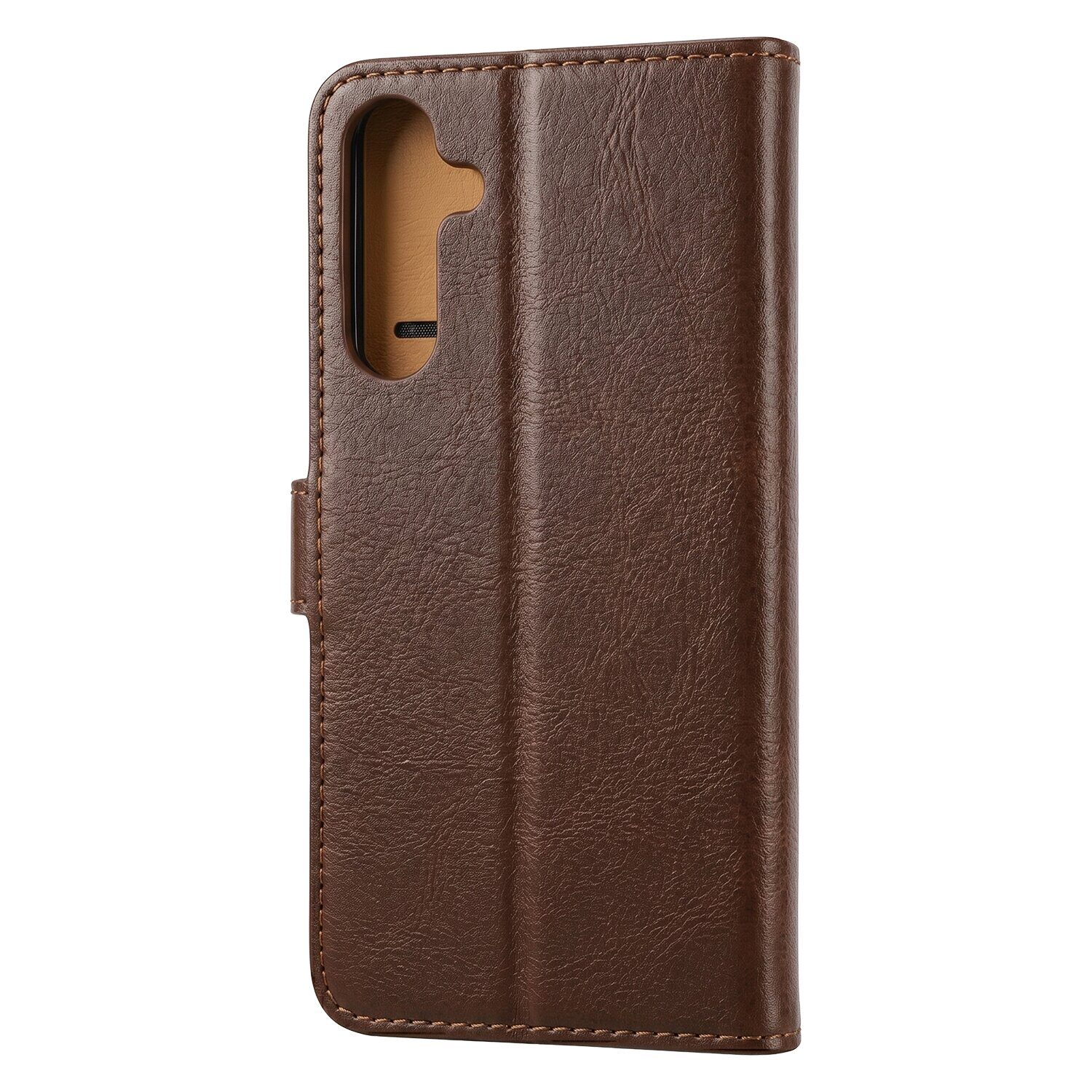 Smart Luxe leather case for Motorola Edge 70 Fusion brown - imagine 6