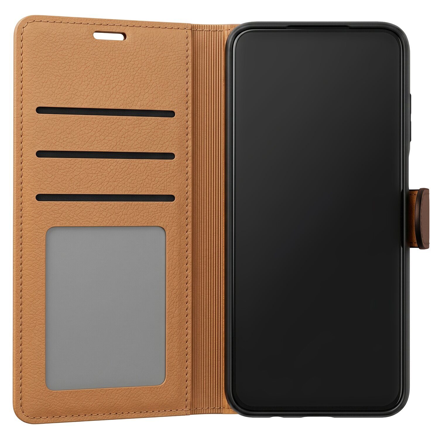 Smart Luxe leather case for Motorola Edge 70 Fusion brown - imagine 7