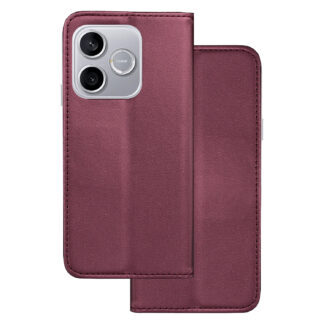 Smart Magnetic case for Honor 600 Lite burgundy
