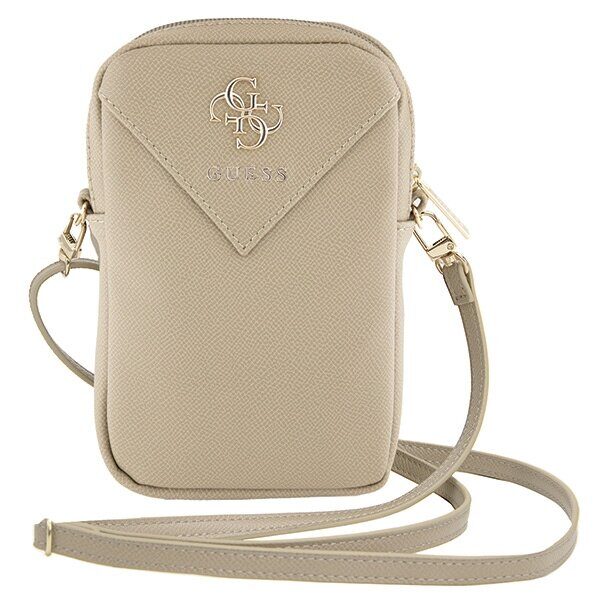 Guess bag Zip Triangle 4G beige - imagine 2