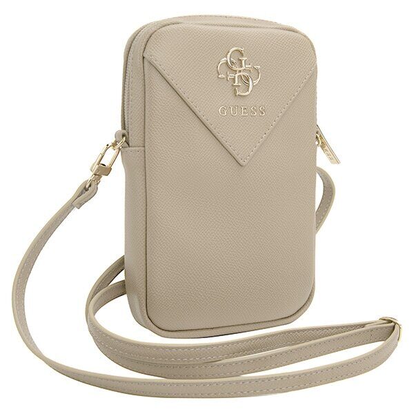 Guess bag Zip Triangle 4G beige - imagine 3