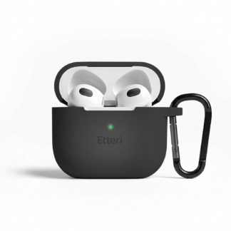 Etteri silicone case for AirPods 3 black