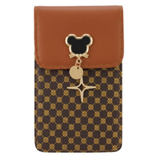 PHONE BAG MOUSE 19*12*2 CM BROWN