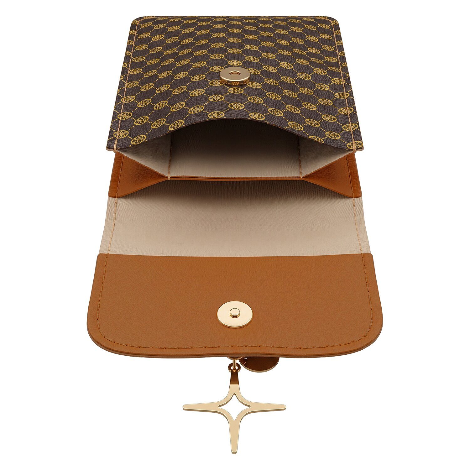 PHONE BAG MOUSE 19*12*2 CM BROWN - imagine 3
