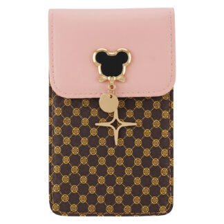 PHONE BAG MOUSE 19*12*2 CM PINK