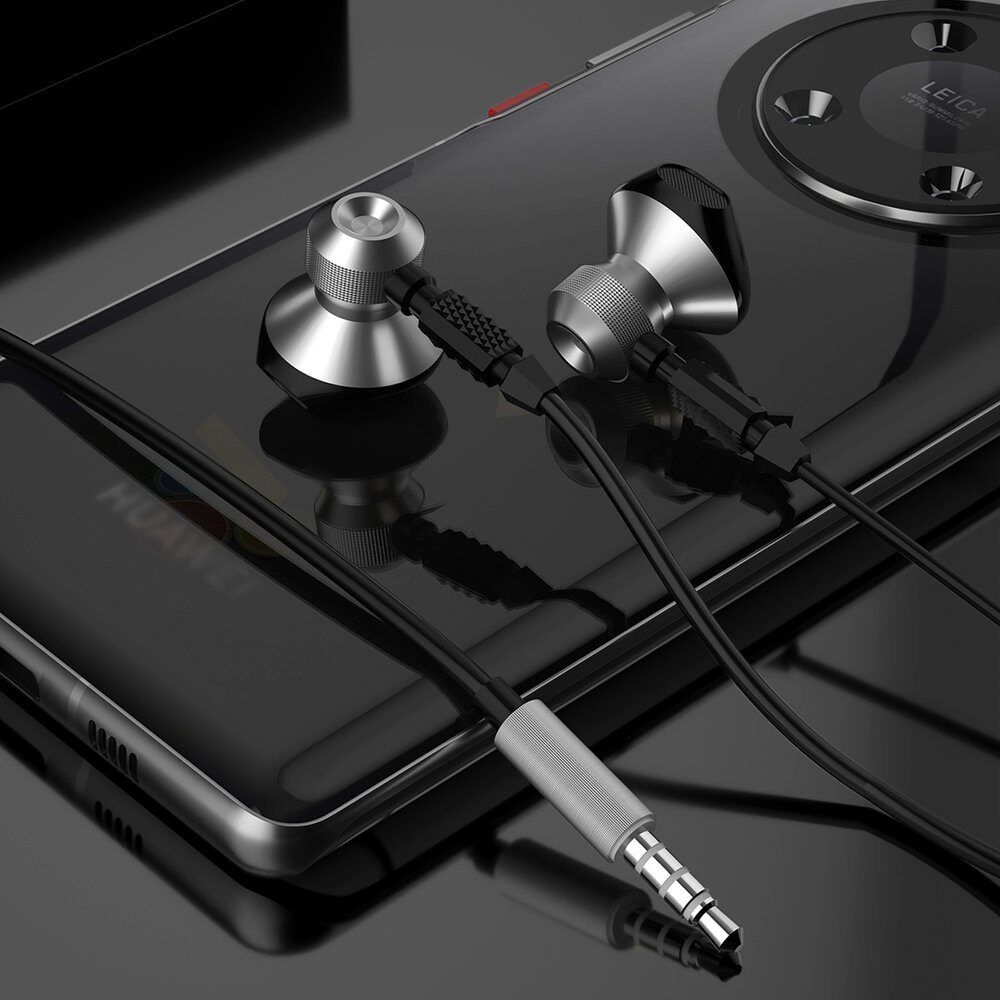 Dudao Metal Wired Earbuds 3.5mm Mini Jack Gray (X2C-Gray) - imagine 2