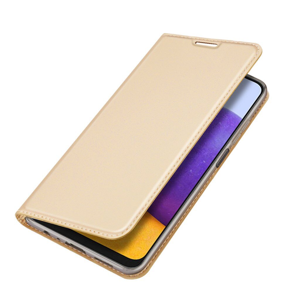 Dux Ducis Skin Pro Bookcase type case for Samsung Galaxy A22 4G golden - imagine 4