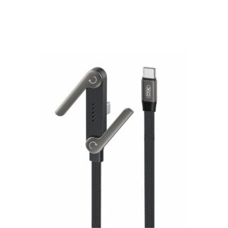 XO cable NB-Q311 PD USB-C - USB-C 1,5m 240W black flat with stand