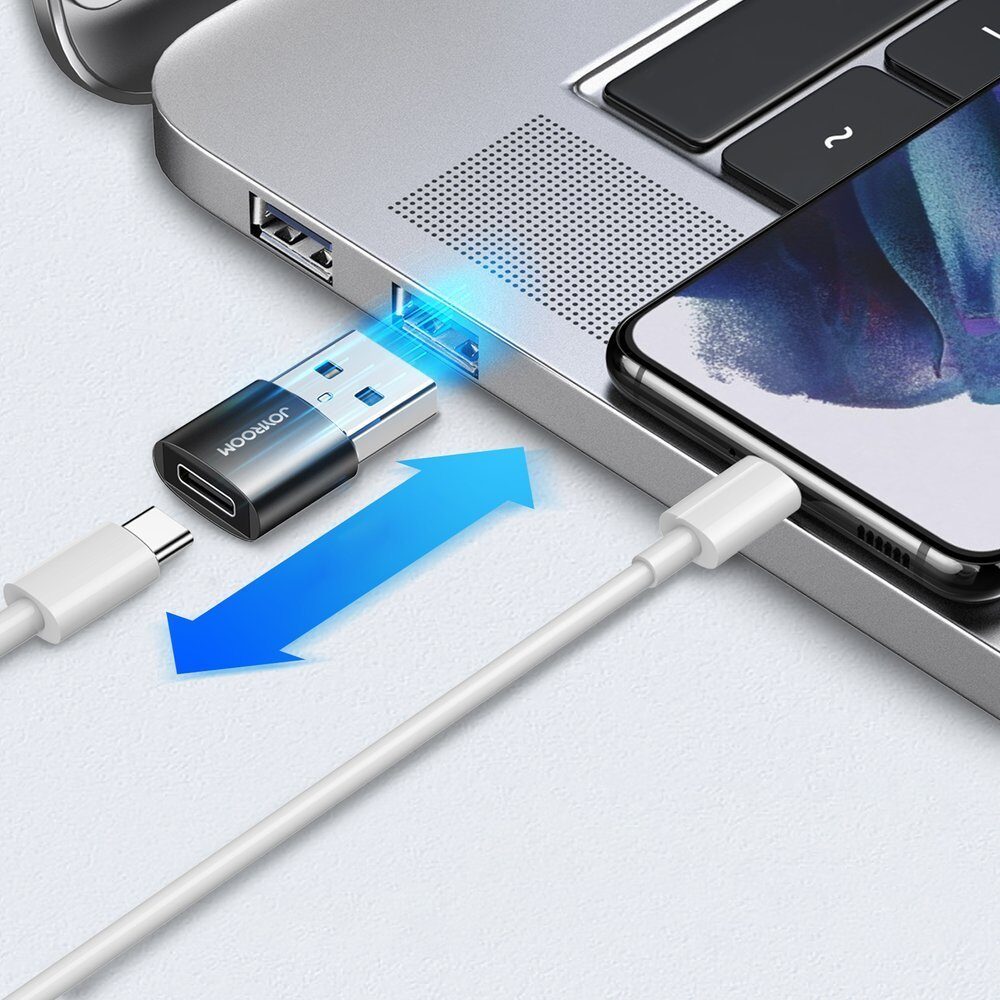 Joyroom adapter from USB Type C (female) to USB (male) 2 pcs. black (S-H152 Black) - imagine 2