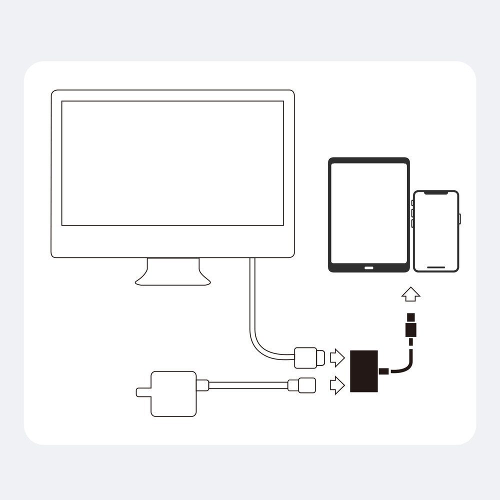 Joyroom S-H141 Lightning (male) - HDMI FullHD 1080p 60Hz (female) / Lightning (female) adapter - white - imagine 3