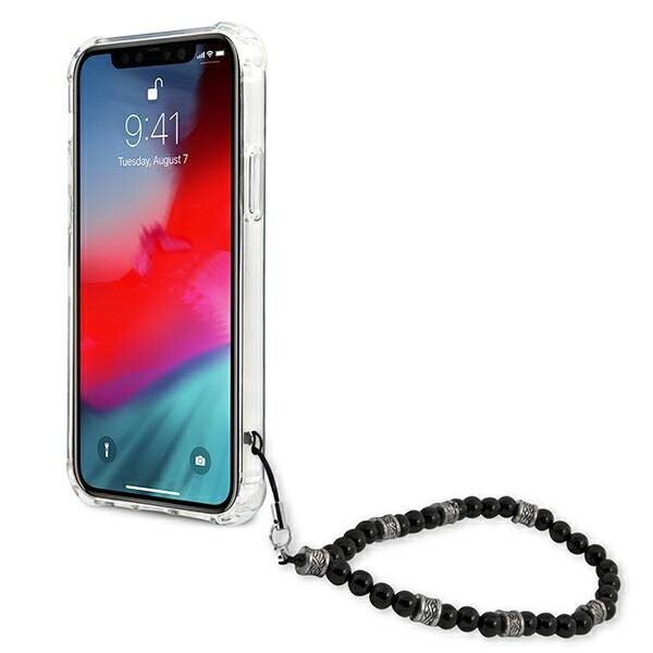 Guess GUHCP12LKPSBK iPhone 12 Pro Max 6.7" Transparent hardcase Black Pearl - imagine 5