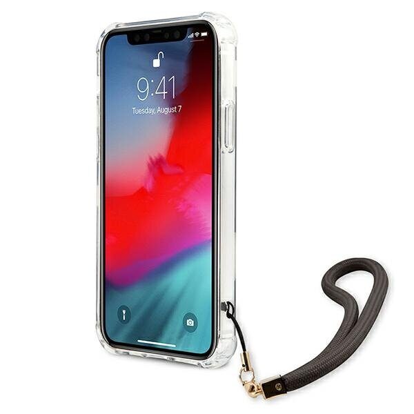 Guess GUHCP12LKSMAGR iPhone 12 Pro Max 6.7" grey/grey hardcase Marble Collection - imagine 5