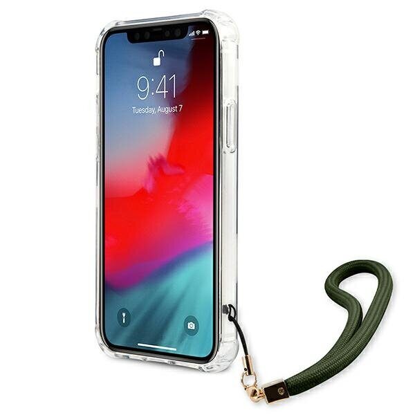 Guess GUHCP12MKSARKA iPhone 12/12 Pro 6.1" green/khaki hardcase Camo Collection - imagine 5
