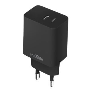 Maxlife MXTC-13-20C PD QC charger 1x USB-C 20W black