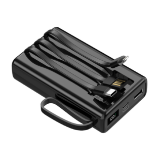 Setty power bank 20000 mAh with cables SPB-LC-220 black