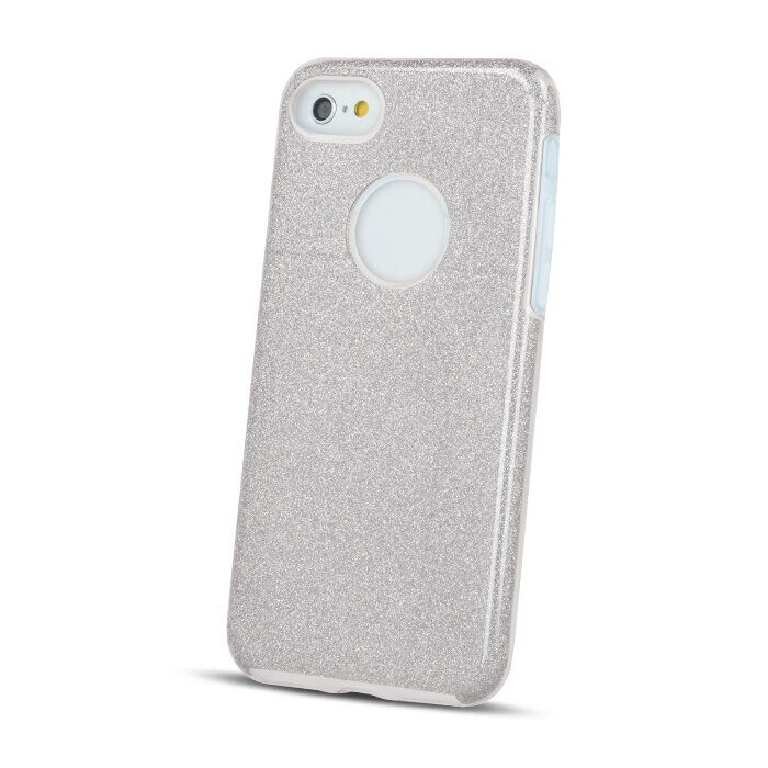 Glitter 3in1 case for iPhone 7 / 8 / SE 2020 / SE 2022 silver - imagine 2