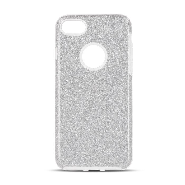 Glitter 3in1 case for iPhone 7 / 8 / SE 2020 / SE 2022 silver - imagine 4