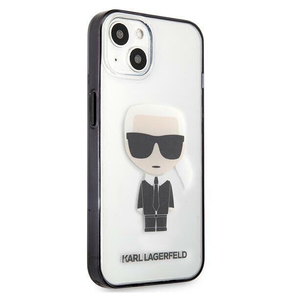 Karl Lagerfeld Iconik Karl Case for iPhone 13 mini - Transparent - imagine 4