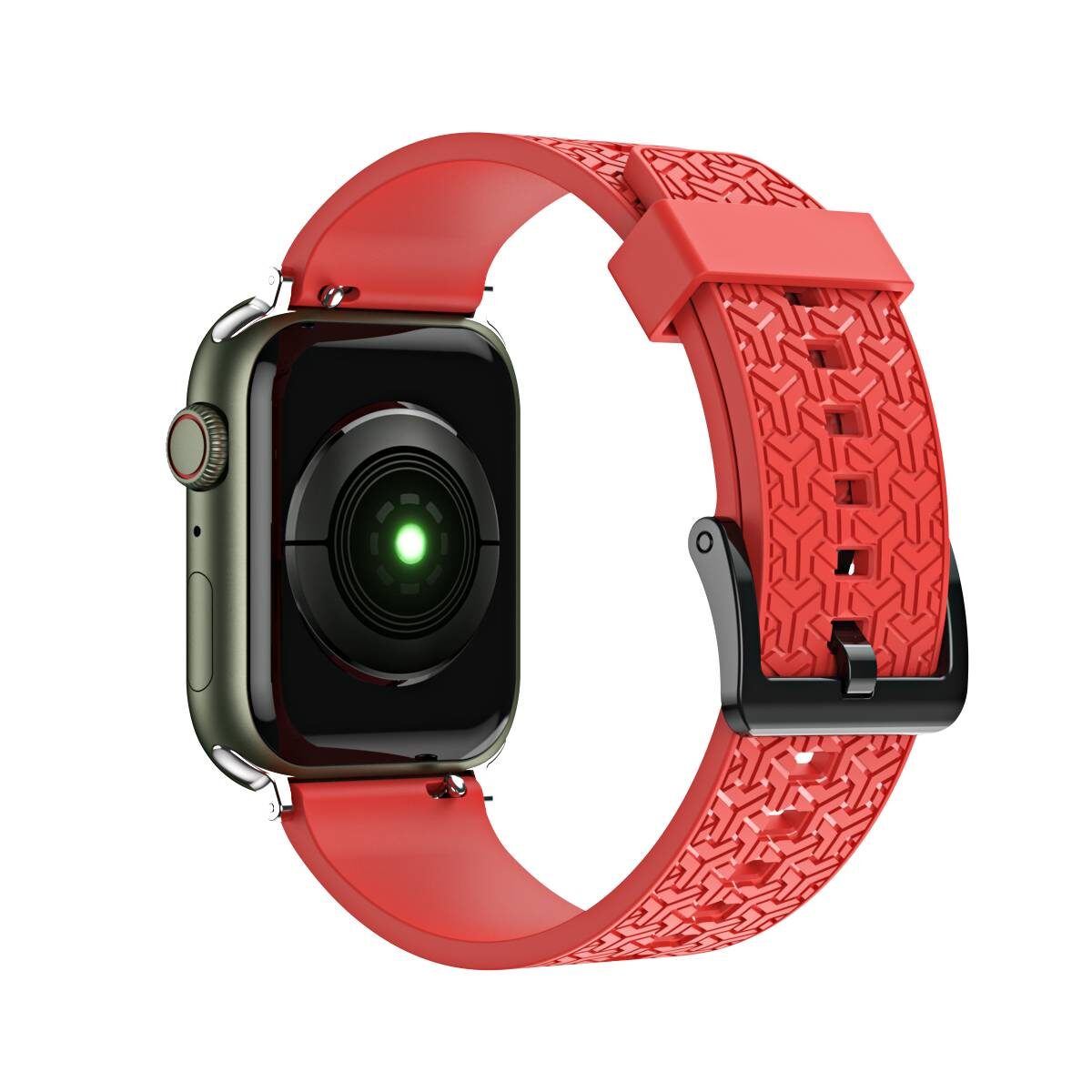 Watch Strap Y Watchband Bracelet for Apple Watch 42 / 44 / 45 mm - Red - imagine 2