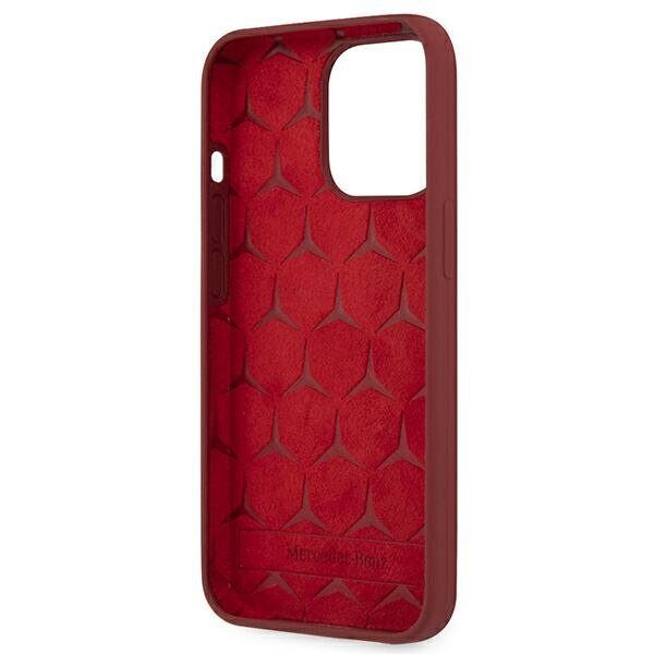 Mercedes Silicone Line Case for iPhone 13 Pro Max - Red - imagine 7