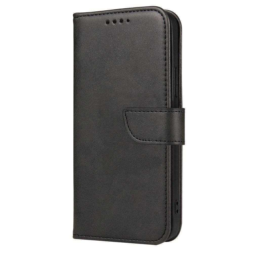 Magnet Case elegant case cover case with a flap and stand function Honor Magic3 Pro black - imagine 3