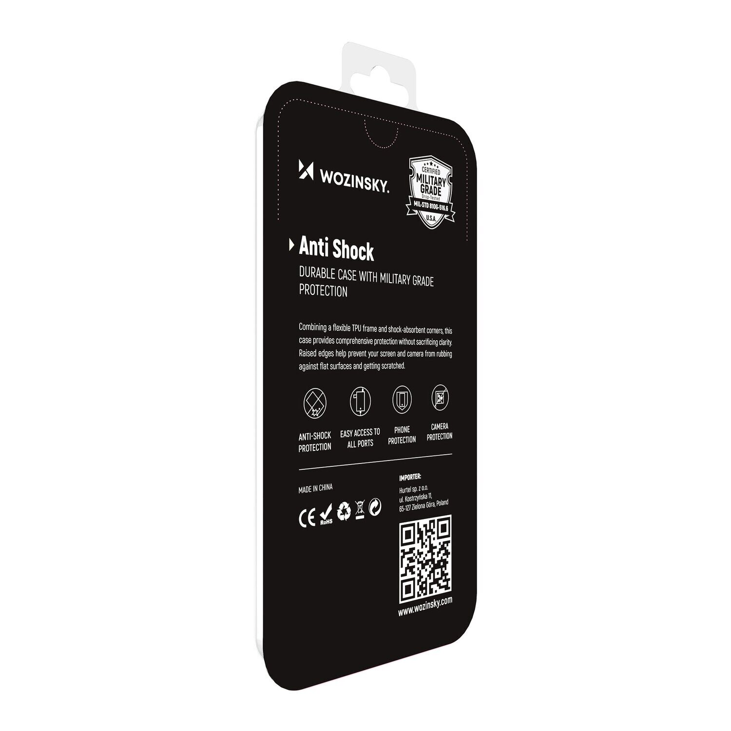 Wozinsky Anti Shock Armored Case for Samsung Galaxy A73 transparent - imagine 6