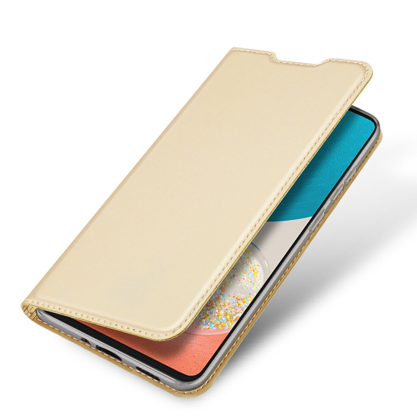 Dux Ducis Skin Pro Holster Cover Flip Cover for Samsung Galaxy A73 gold - imagine 4