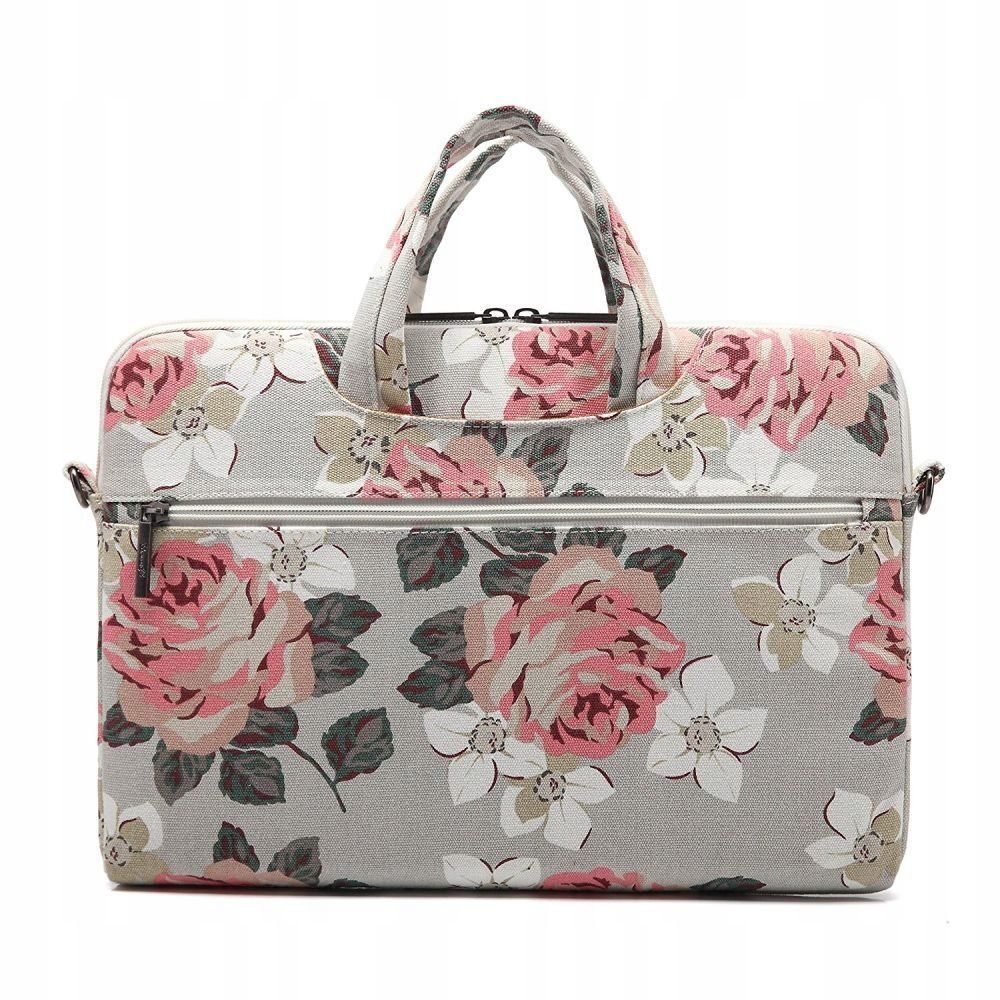 Canvaslife Briefcase Laptop Bag 15-16'' - White/Pink - imagine 5