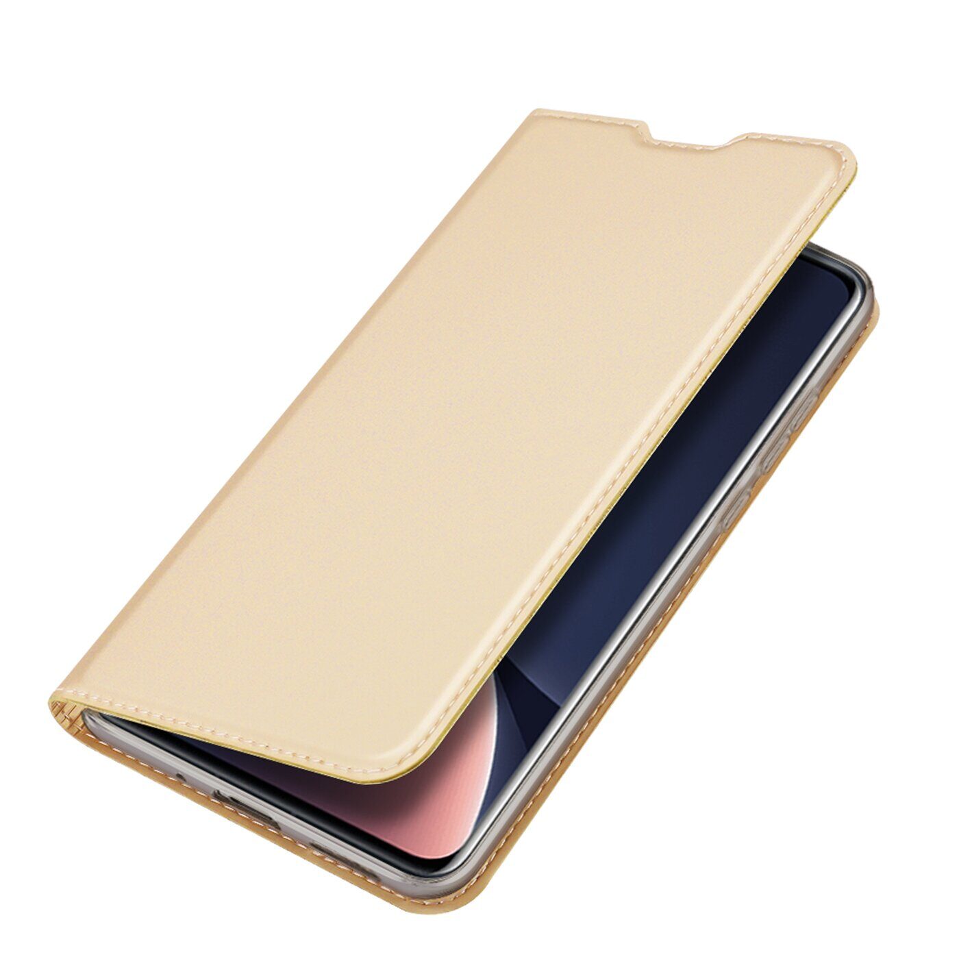 Dux Ducis Skin Pro Holster Cover Flip Cover for Xiaomi 12 Pro gold - imagine 4