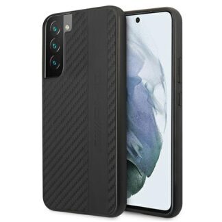 AMG Carbon Stripe&Embossed Case for Samsung Galaxy S22+ - Black