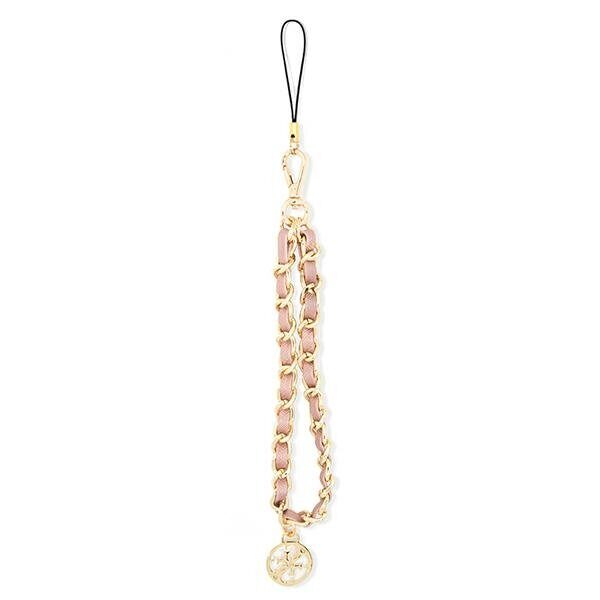 Guess pendant GUTSAS4P Phone Strap pink/pink Chain Metal 4G Charm - imagine 3
