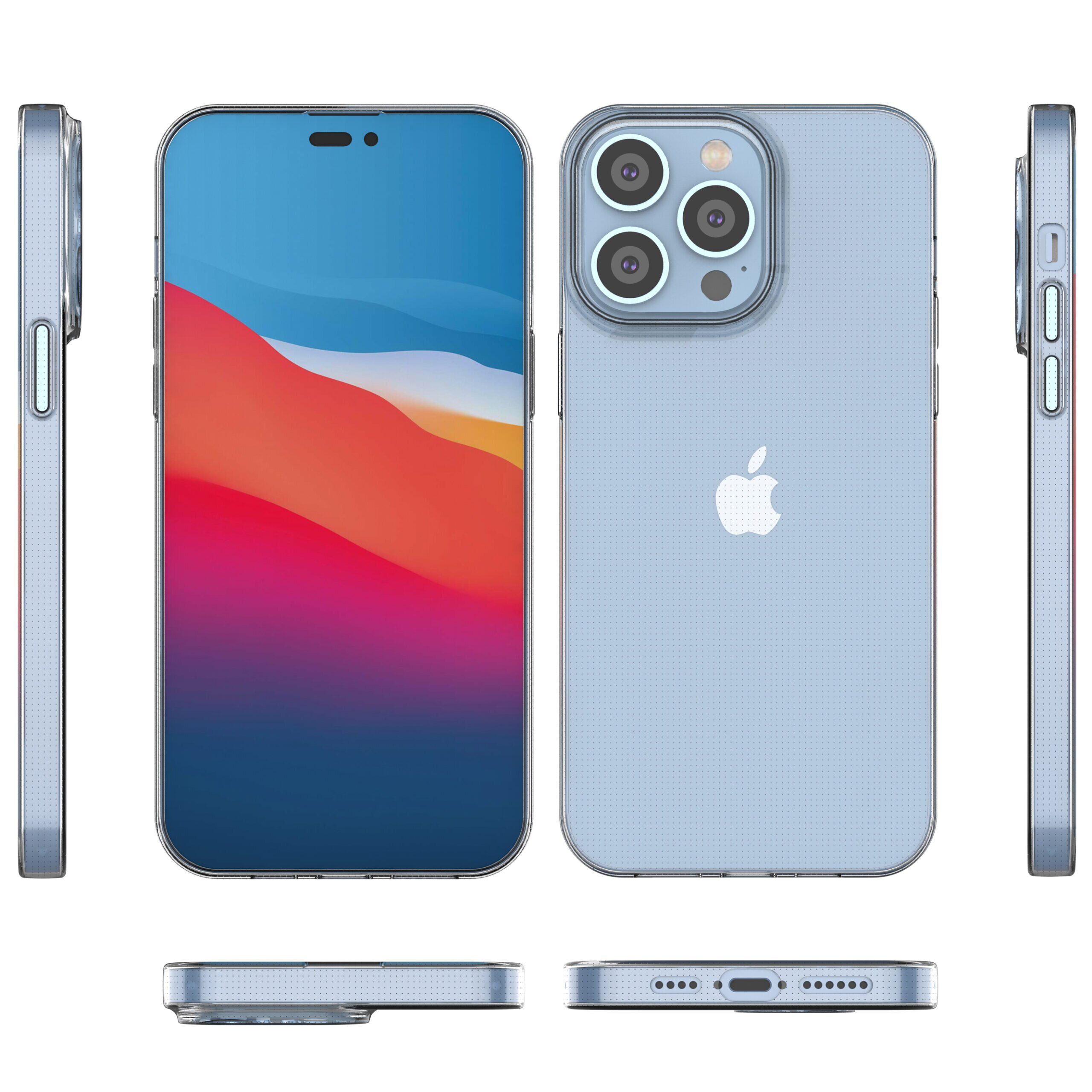 Ultra Clear 0.5mm iPhone 14 Pro Max cover gel transparent - imagine 3