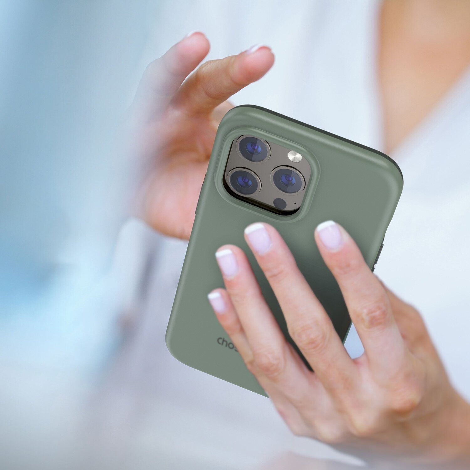 Choetech MFM Anti-drop Case Cover for iPhone 13 Pro Max green (PC0114-MFM-GN) - imagine 6