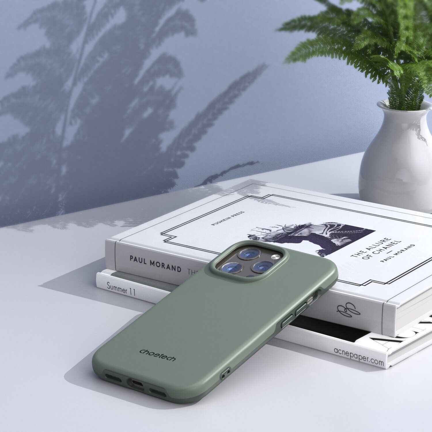 Choetech MFM Anti-drop Case Cover for iPhone 13 Pro Max green (PC0114-MFM-GN) - imagine 8