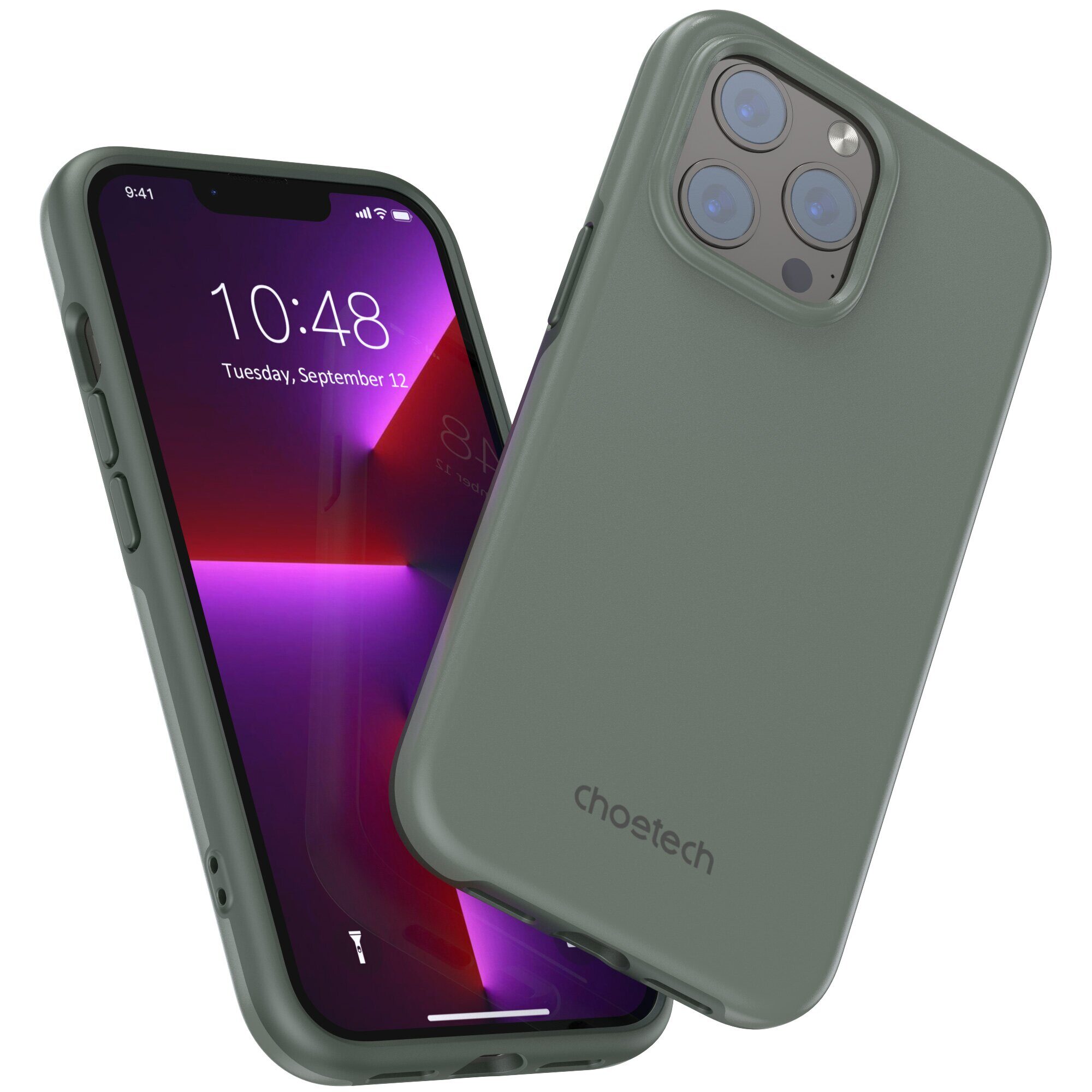 Choetech MFM Anti-drop Case Cover for iPhone 13 Pro Max green (PC0114-MFM-GN) - imagine 9