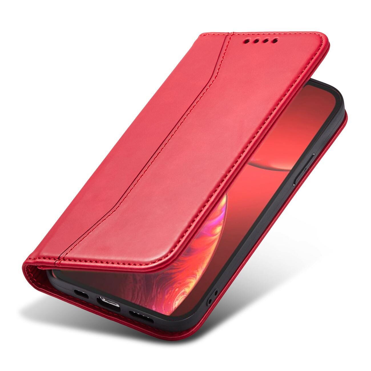 Magnet Fancy Case case for iPhone 14 Pro flip cover wallet stand red - imagine 8