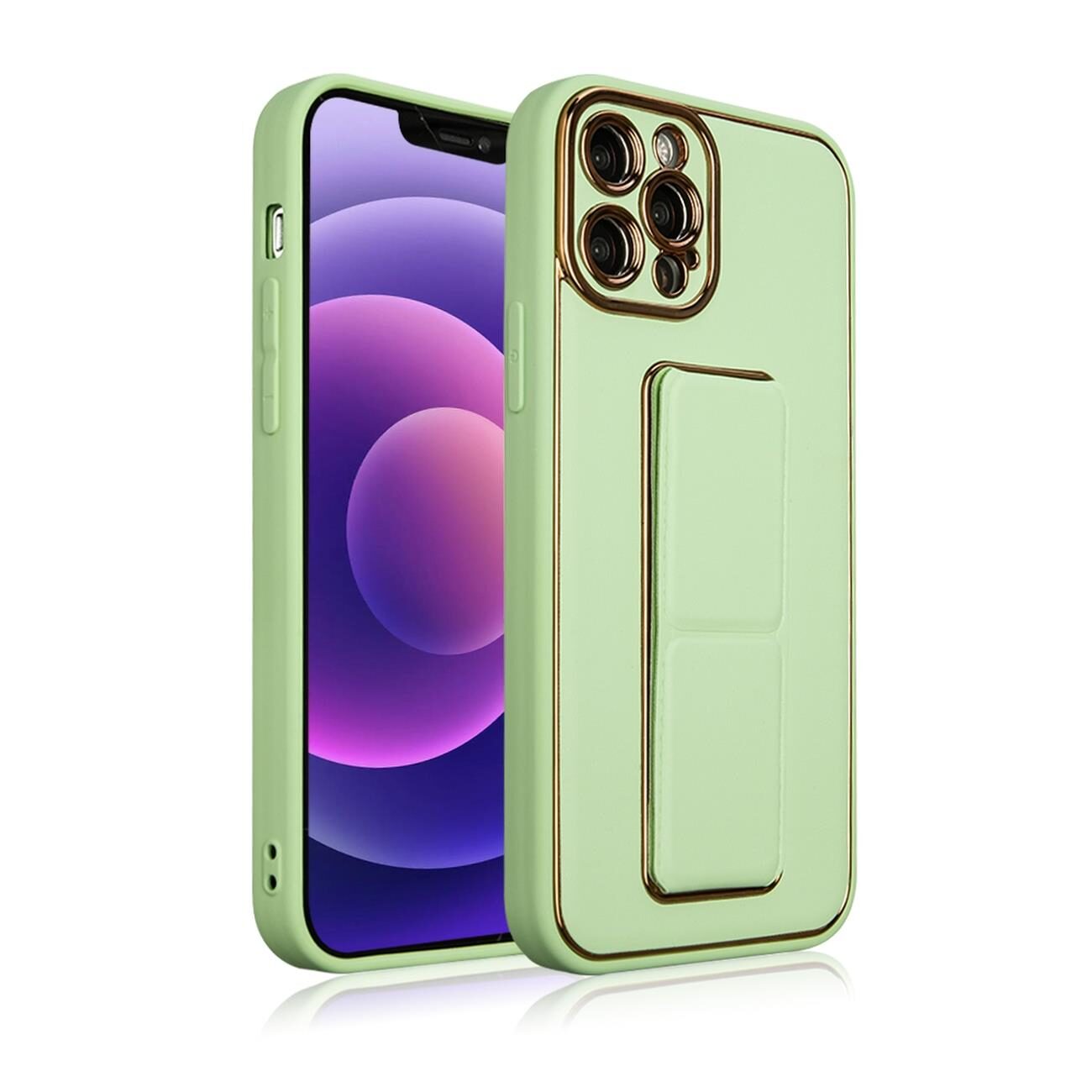 New Kickstand Case cover for Samsung Galaxy A13 with stand green - imagine 2