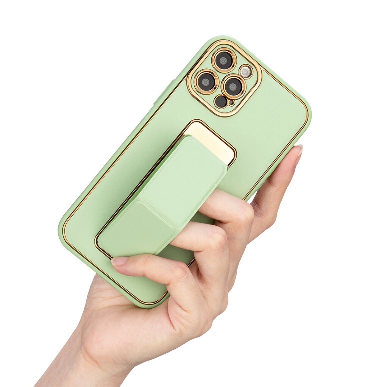 New Kickstand Case case for iPhone 12 Pro with stand purple - imagine 5