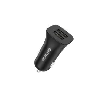 FONENG C07 USB-A 2-Port Car Charger (2.4A) BLACK