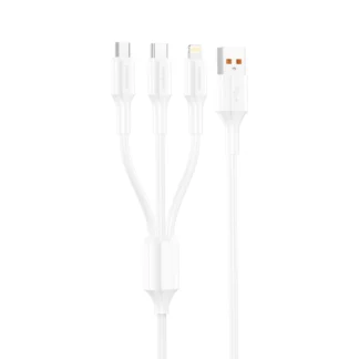 FONENG cable XS01 3in1 3A 1.2M White