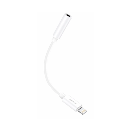 FONENG adapter BM20 Lightning - JACK 3.5MM 0.1M White