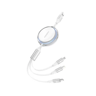 FONENG cable X113 3w1 3A 1.1M White