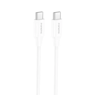 FONENG cable X63 USB-C - USB-C PD 60W 1M White