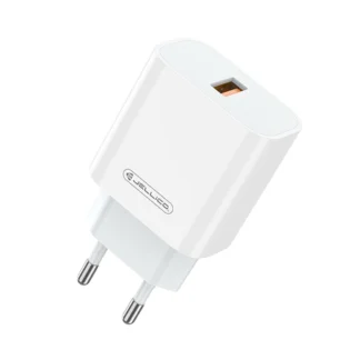 JELLICO wall charger AK165 22,5W 1xUSB QC3.0 + cable Micro USB White