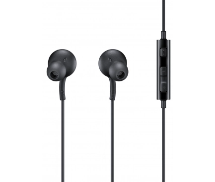 Original headphones Samsung EO-IA500BBEGWW JACK 3.5MM Black (blister EU) - imagine 4