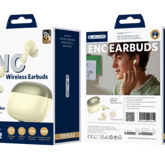 JELLICO wireless earphones (ENC) TWS32 Yellow
