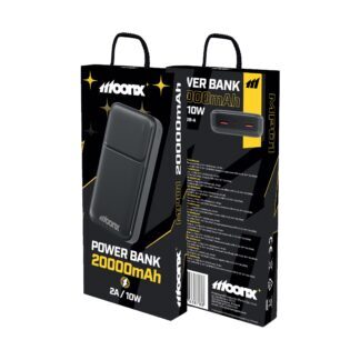 MOONX power bank MP01 2A 10W 2xUSB 20000mAh black