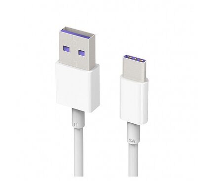 Original cable Huawei AP71 4071497 USB-C 1M White (blister EU) - imagine 2