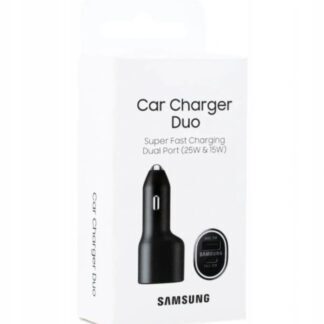 Original car charger Samsung 40W EP-L4020NBEGEU 1xUSB-A 15W 1xUSB-C 25W Black (blister EU)