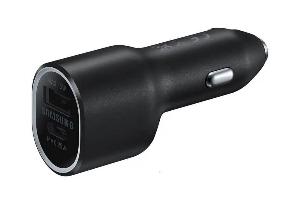 Original car charger Samsung 40W EP-L4020NBEGEU 1xUSB-A 15W 1xUSB-C 25W Black (blister EU) - imagine 2